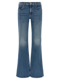 Mother Denim Blue Cotton Bootcut Jeans