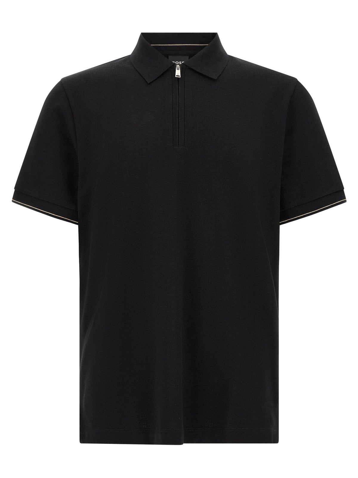 Hugo Boss Black Cotton Polo Shirt