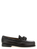 G.H. BASS Brown Cowhide Slip-On Loafers
