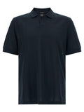 Hugo Boss Blue Cotton Polo Shirt