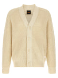 Hugo Boss Beige Cotton Cardigan