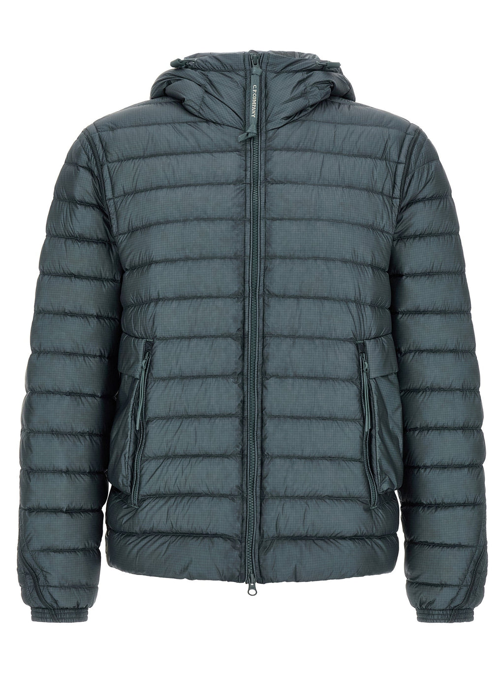 C.P. Company Blue Polyamide Full-Length Jacket