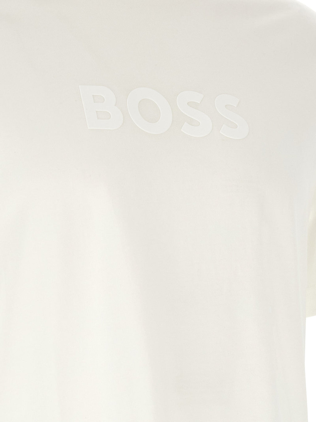 Hugo Boss White Cotton T-Shirt