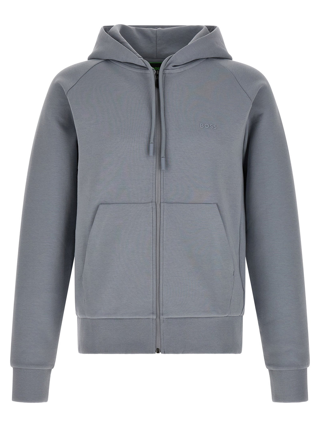 Hugo Boss Gray Cotton Sweatshirt