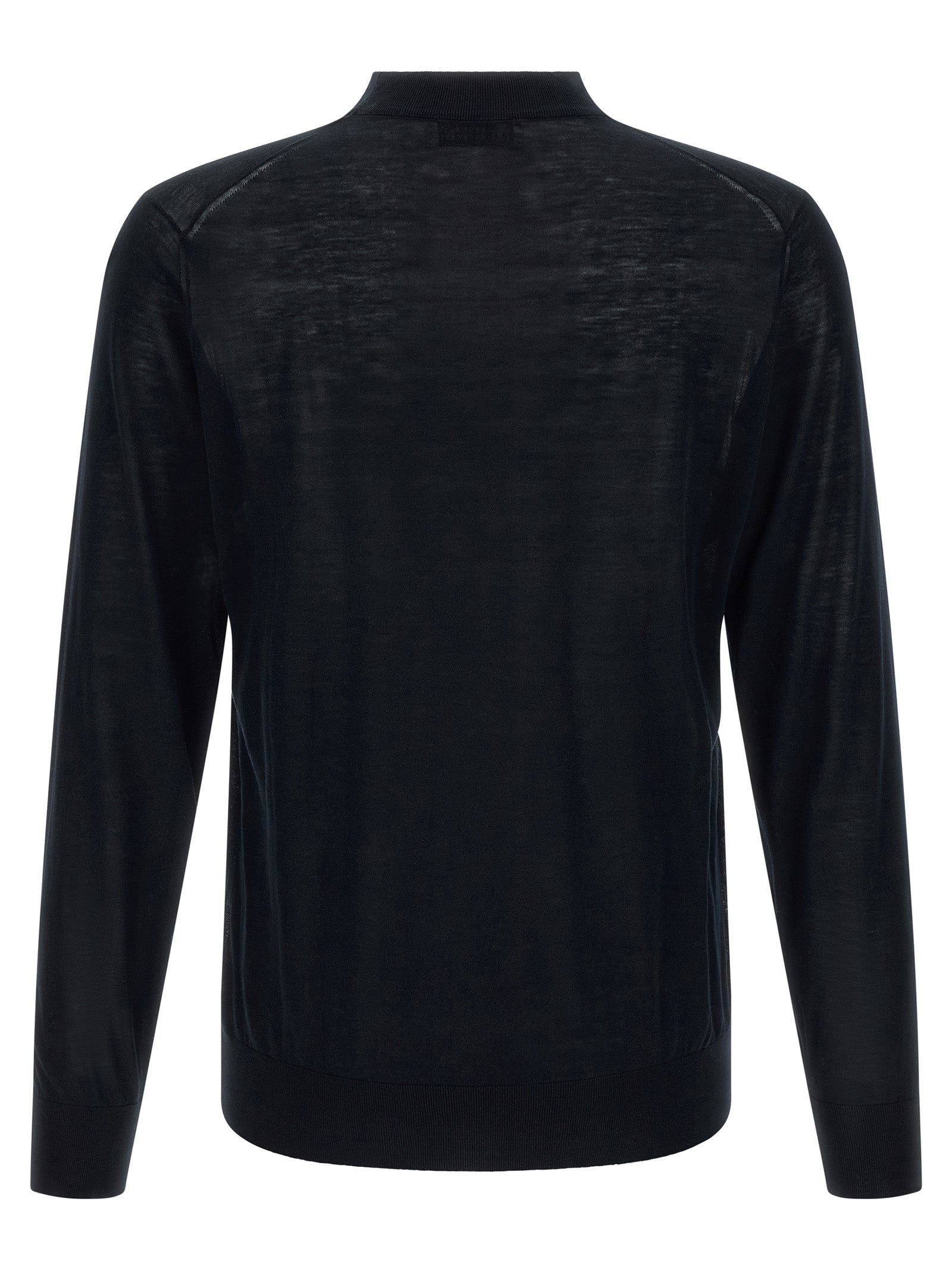 Brunello Cucinelli Blue Silk Cardigan