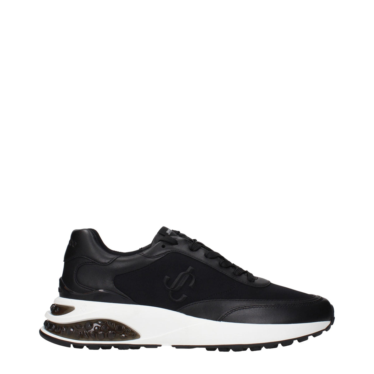 Jimmy Choo Black Fabric Athletic Sneakers