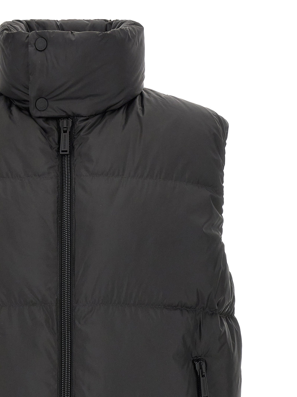 Dsquared² Black Polyester Sleeveless Jacket