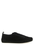 Tom Ford Black Leather Low Top Sneakers
