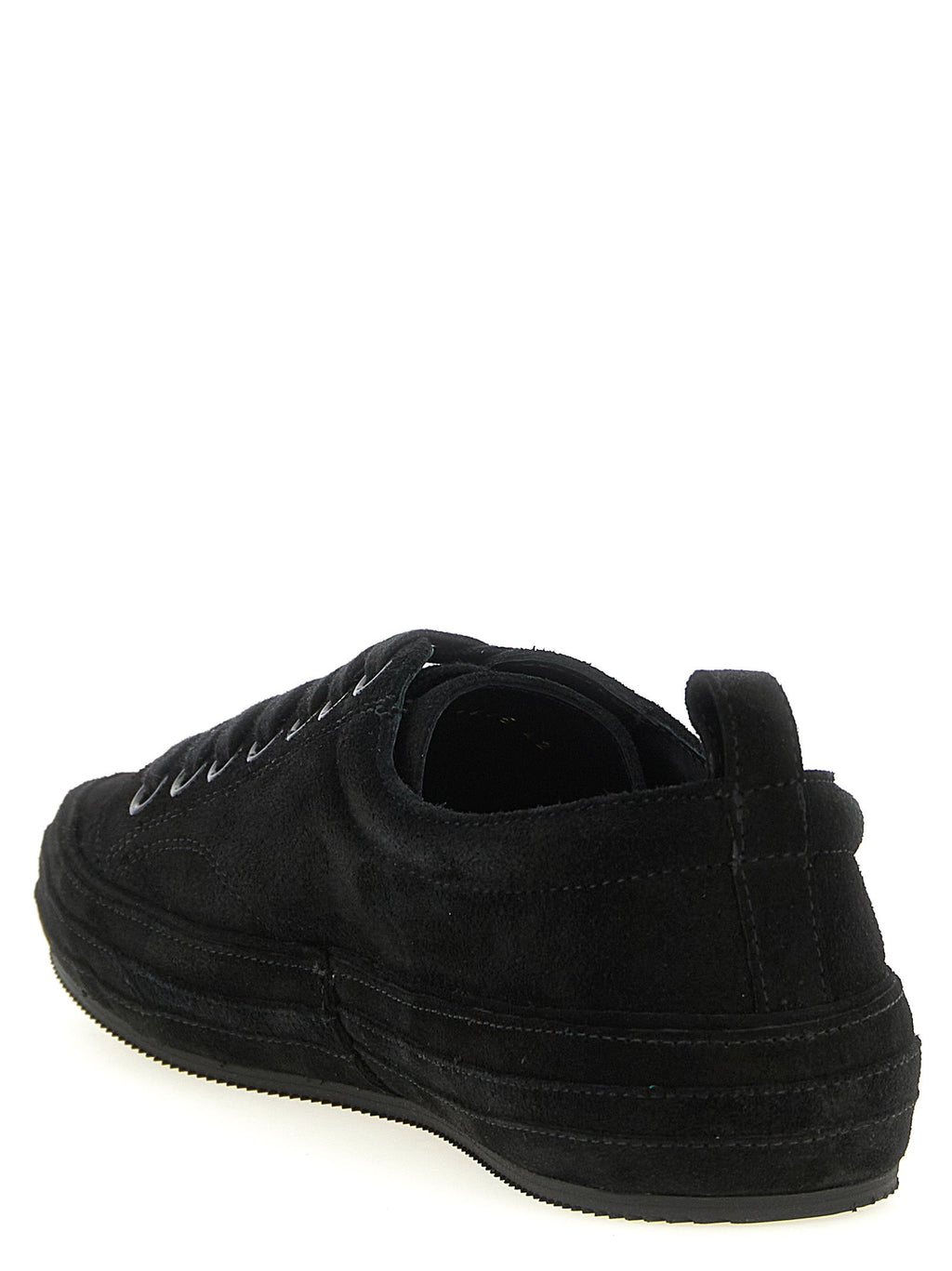 Tom Ford Black Leather Low Top Sneakers