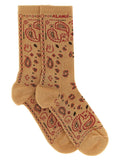 Alanui Beige Cotton Socks