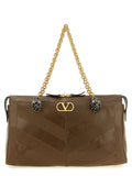 Valentino Garavani Brown Lamb Leather Shoulder Bag