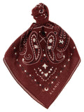 Alanui Bordeaux Cotton Scarf