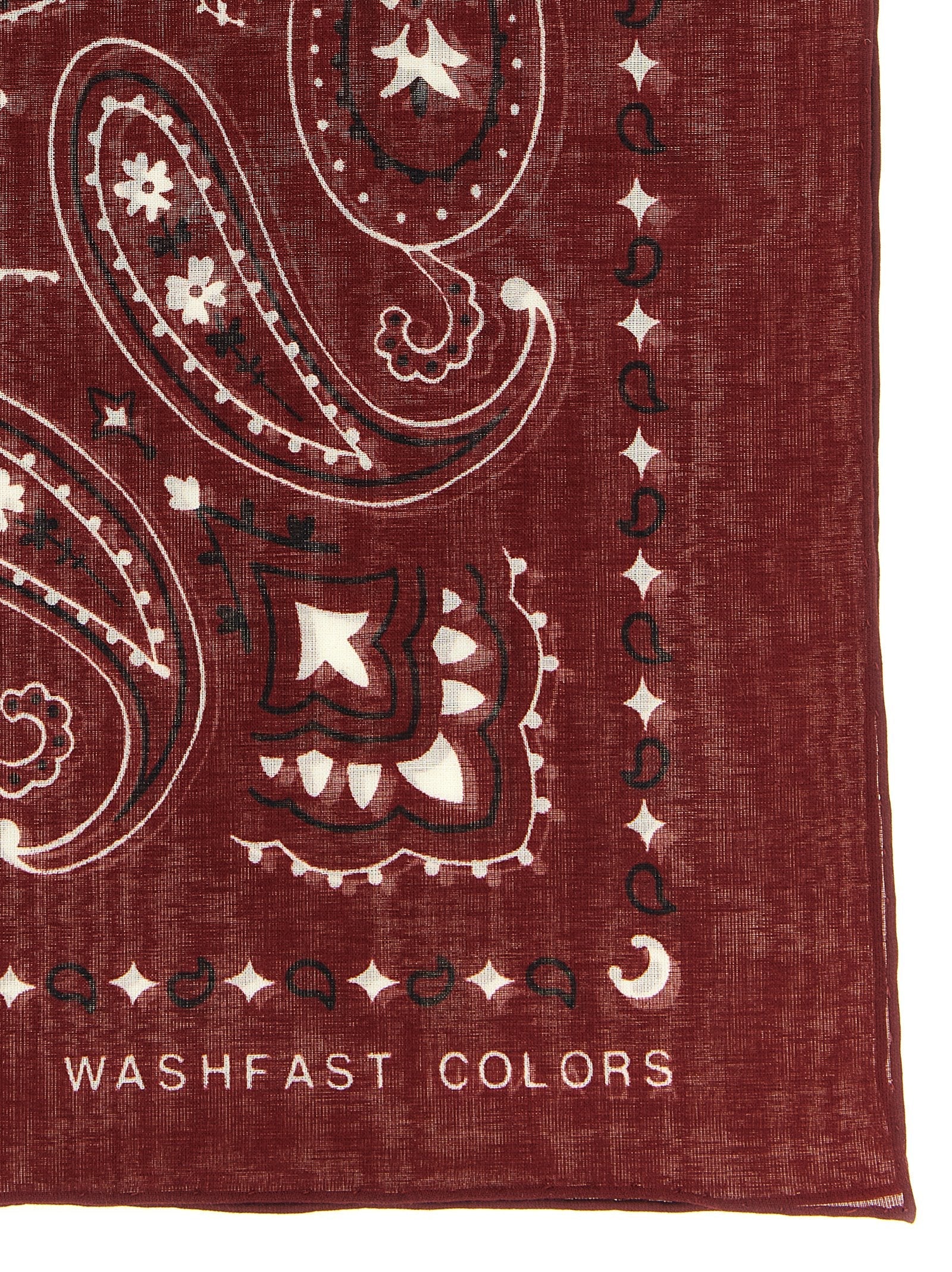 Alanui Bordeaux Cotton Scarf
