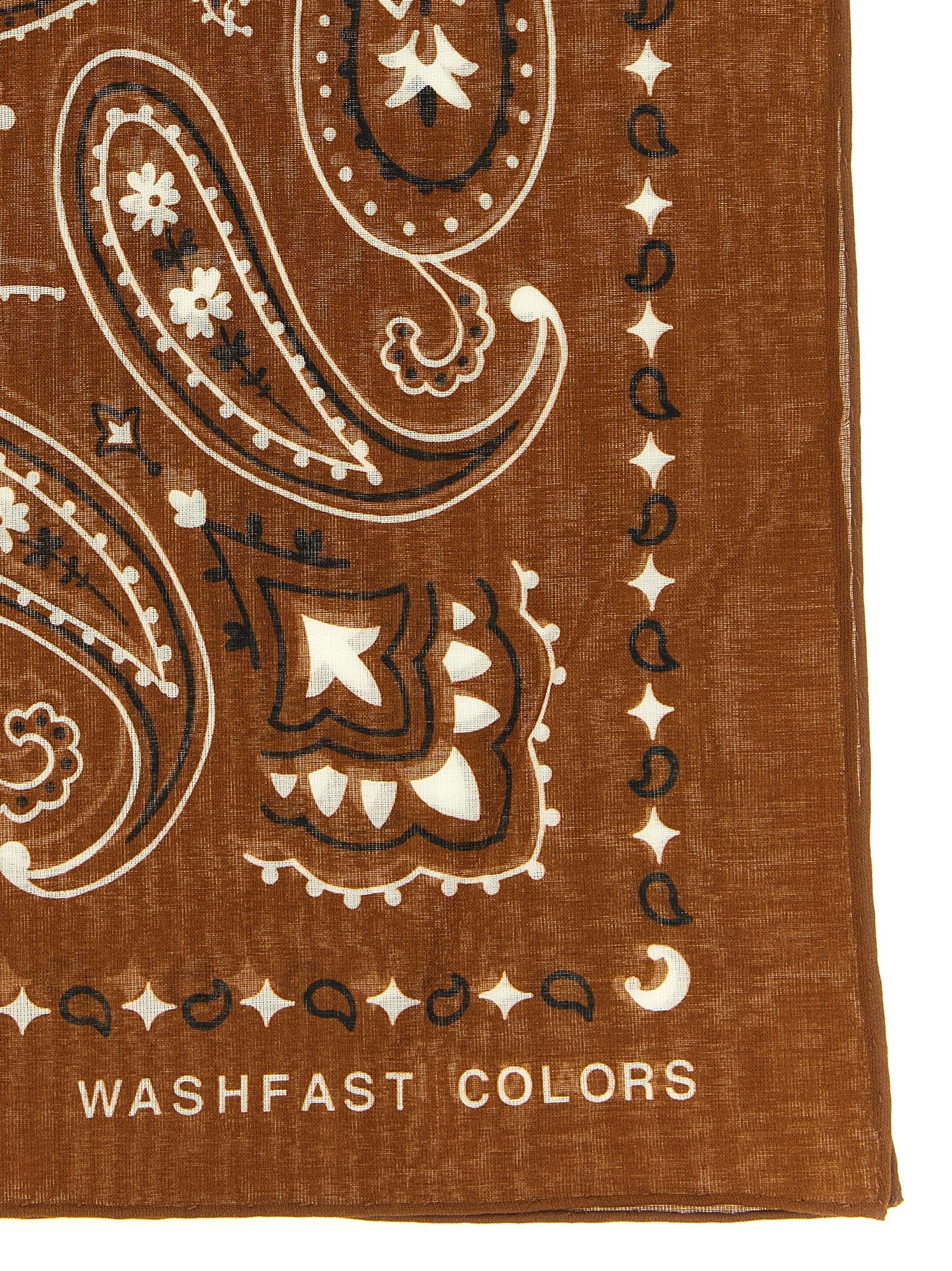 Alanui Brown Cotton Foulard