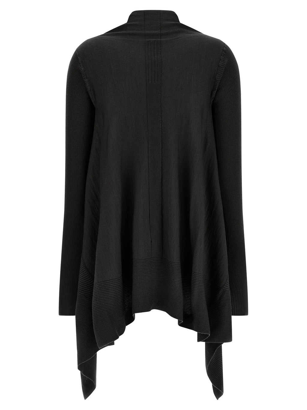 Rick Owens Black Cotton Cardigan