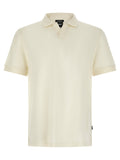 Hugo Boss White Cotton Polo Shirt