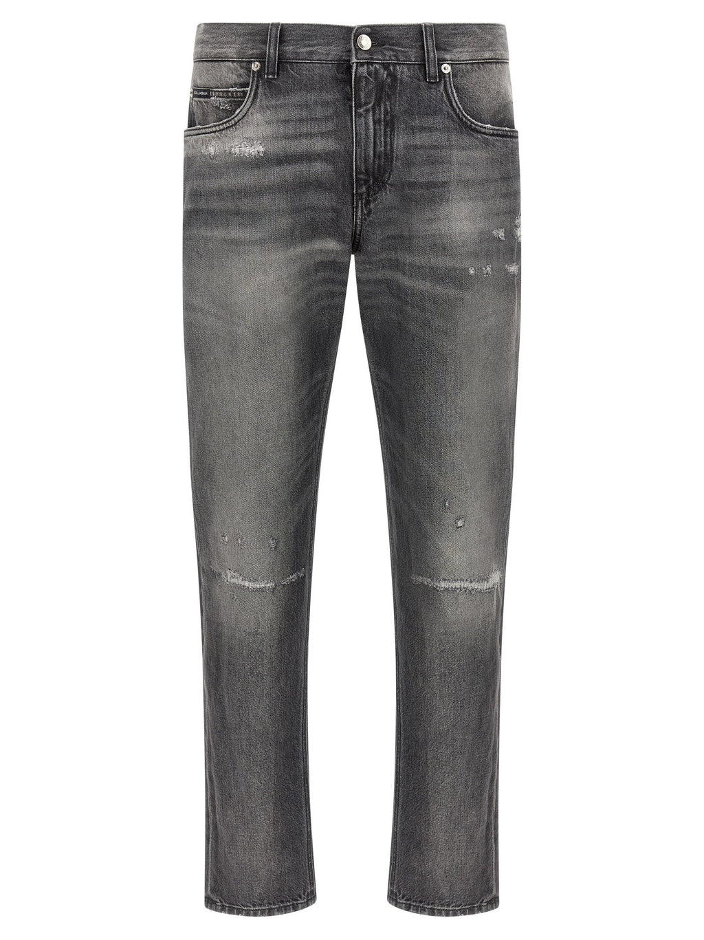 Dolce & Gabbana Gray Cotton Jeans Denim