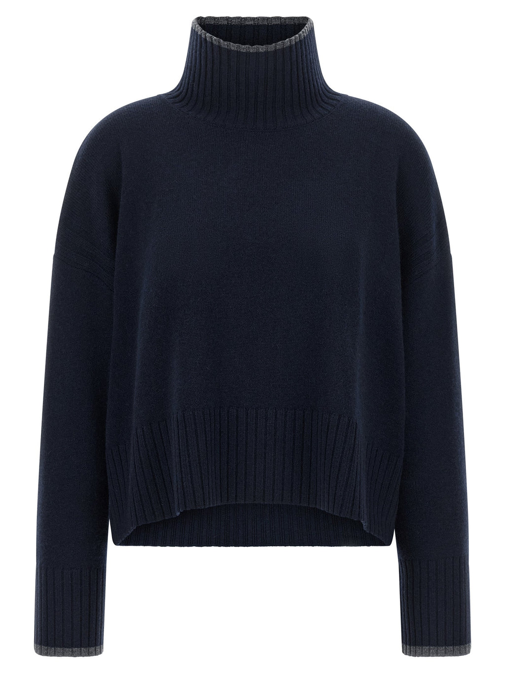 PINKO Blue Wool Cardigan