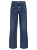 Dolce & Gabbana Blue Cotton Relaxed Fit Jeans