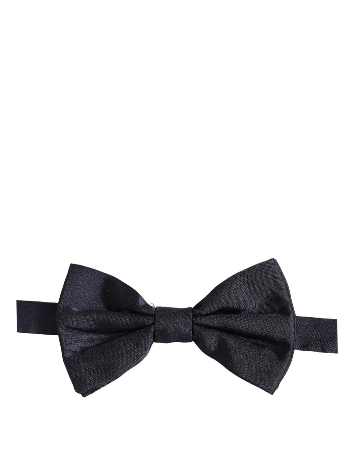 Dolce & Gabbana Men Dark Blue Silk Adjustable Neck Papillon Bow Tie