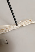 Dolce & Gabbana Men White 100% Silk Adjustable Neck Papillon Bow Tie