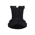 Magda Butrym Black Silk Blouse