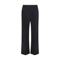Khaite Black Polyester Casual Pants