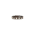 Valentino Garavani Brown Calf Leather Bos Taurus Bracelet