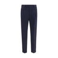 PT Torino Blue Wool Oves Aries Casual Pants