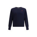 Ami Paris Blue Wool Oves Aries Sweatshirt