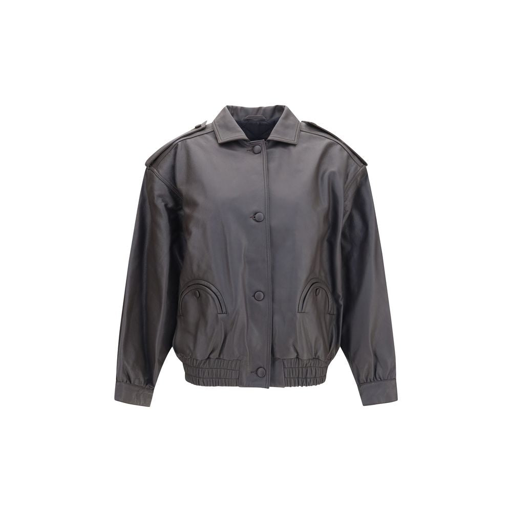 Blazé Milano Black Lamb Ovis Aries Bomber