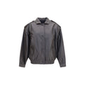 Blazé Milano Black Lamb Ovis Aries Bomber
