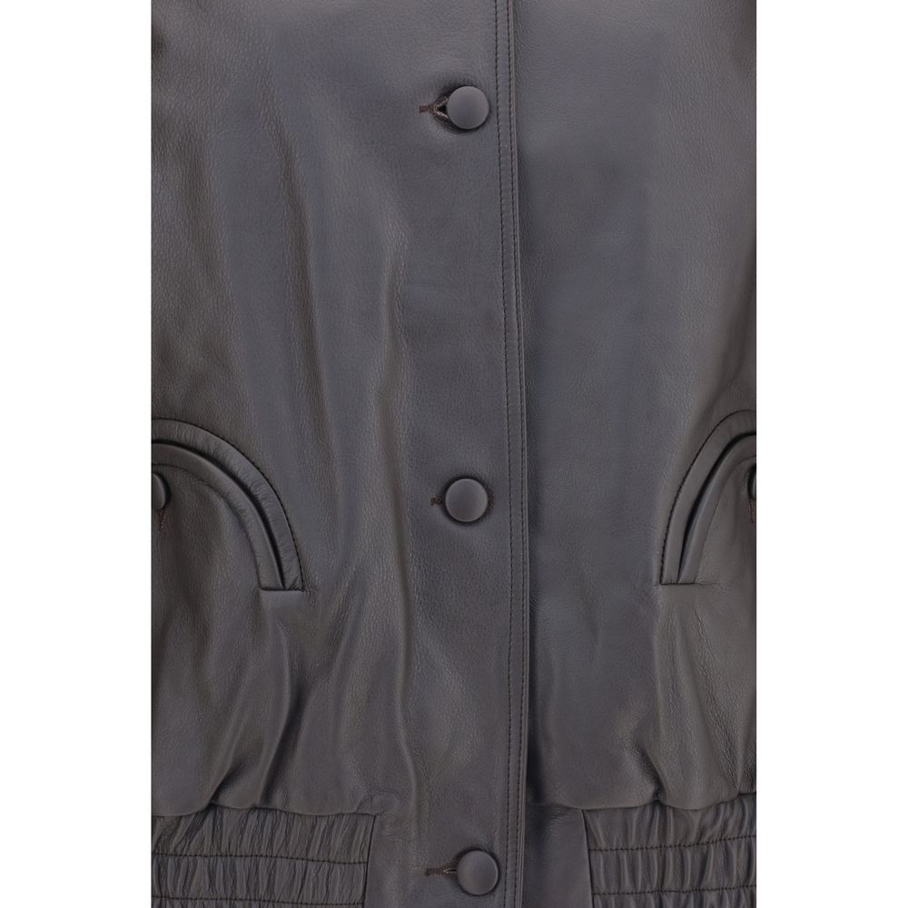 Blazé Milano Black Lamb Ovis Aries Bomber