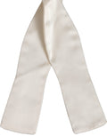 Dolce & Gabbana Men White 100% Silk Adjustable Neck Papillon Bow Tie