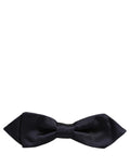 Dolce & Gabbana Men Dark Blue 100% Silk Adjustable Neck Papillon Bow Tie