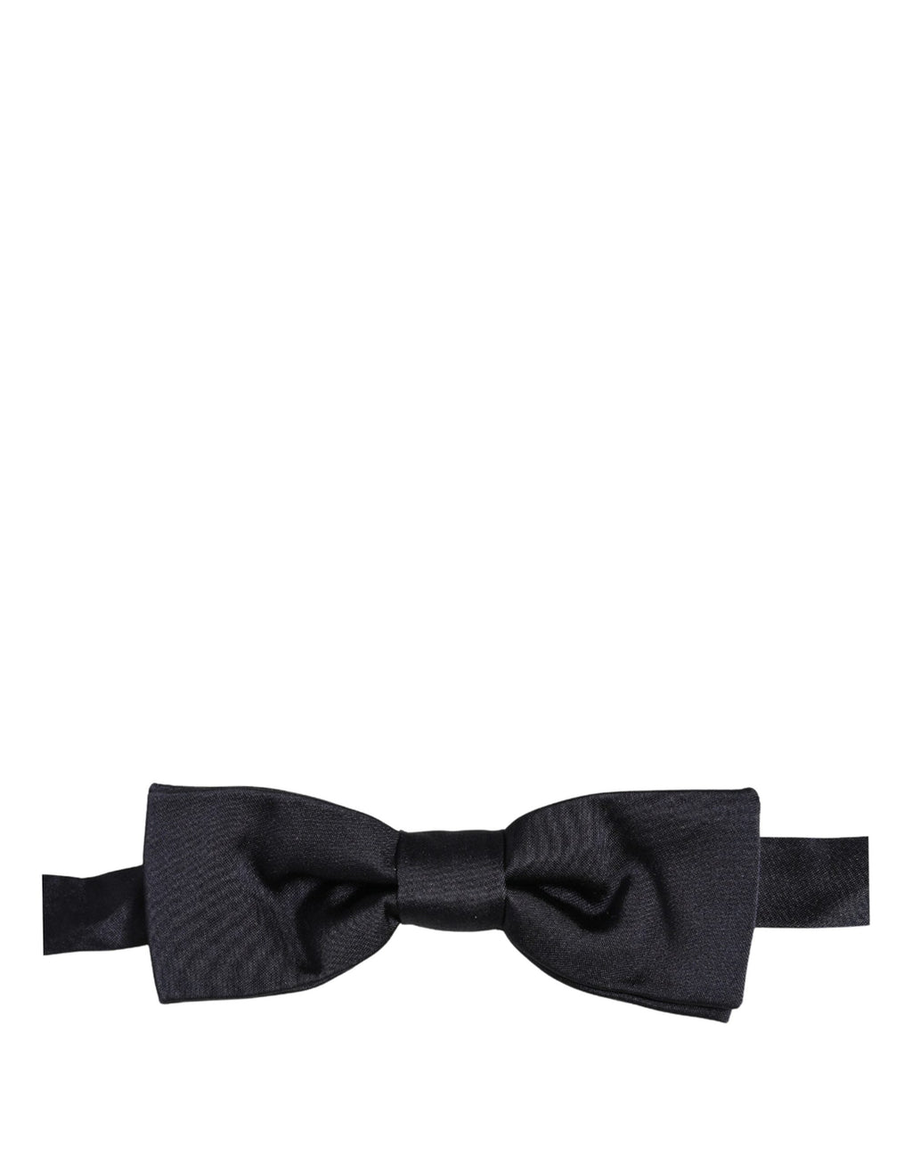 Dolce & Gabbana Men Dark Blue 100% Silk Adjustable Neck Papillon Bow Tie