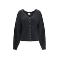 Khaite Gray Cashmere Cardigan