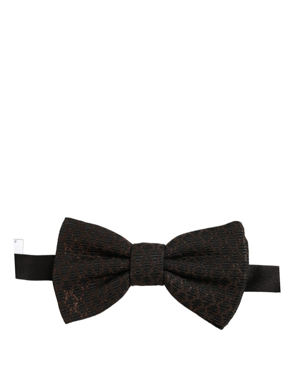 Dolce & Gabbana Men Brown 100% Silk Adjustable Neck Papillon Bow Tie