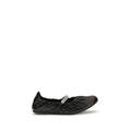 Jimmy Choo Black Calf Leather Bos Taurus Ballet Flats