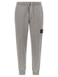 Stone Island Gray Cotton Joggers (Workout Pants)