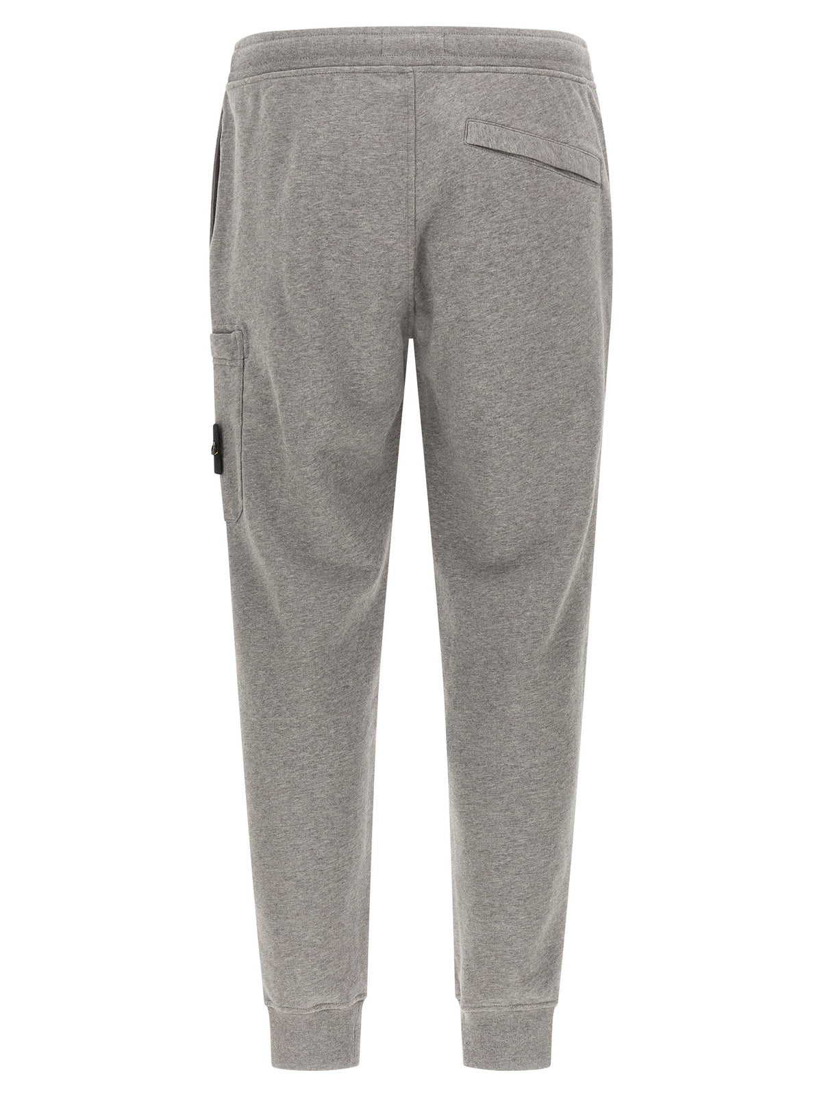 Stone Island Gray Cotton Joggers (Workout Pants)