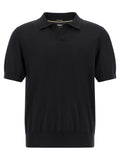 Hugo Boss Black Virgin Wool Polo Shirt