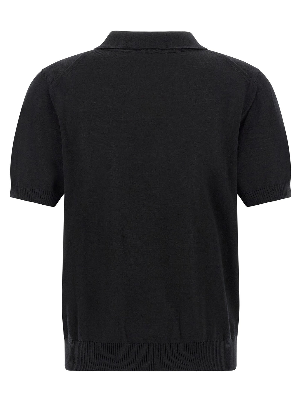 Hugo Boss Black Virgin Wool Polo Shirt