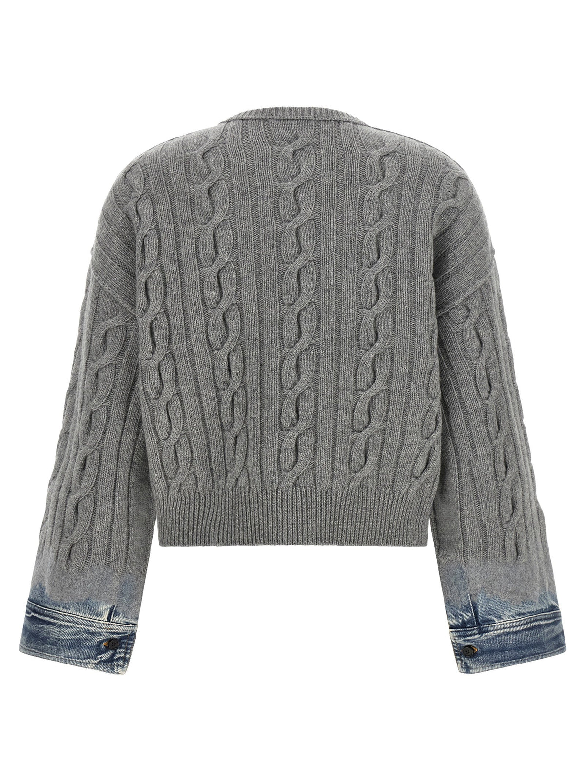 Haikure Gray Cotton Cardigan