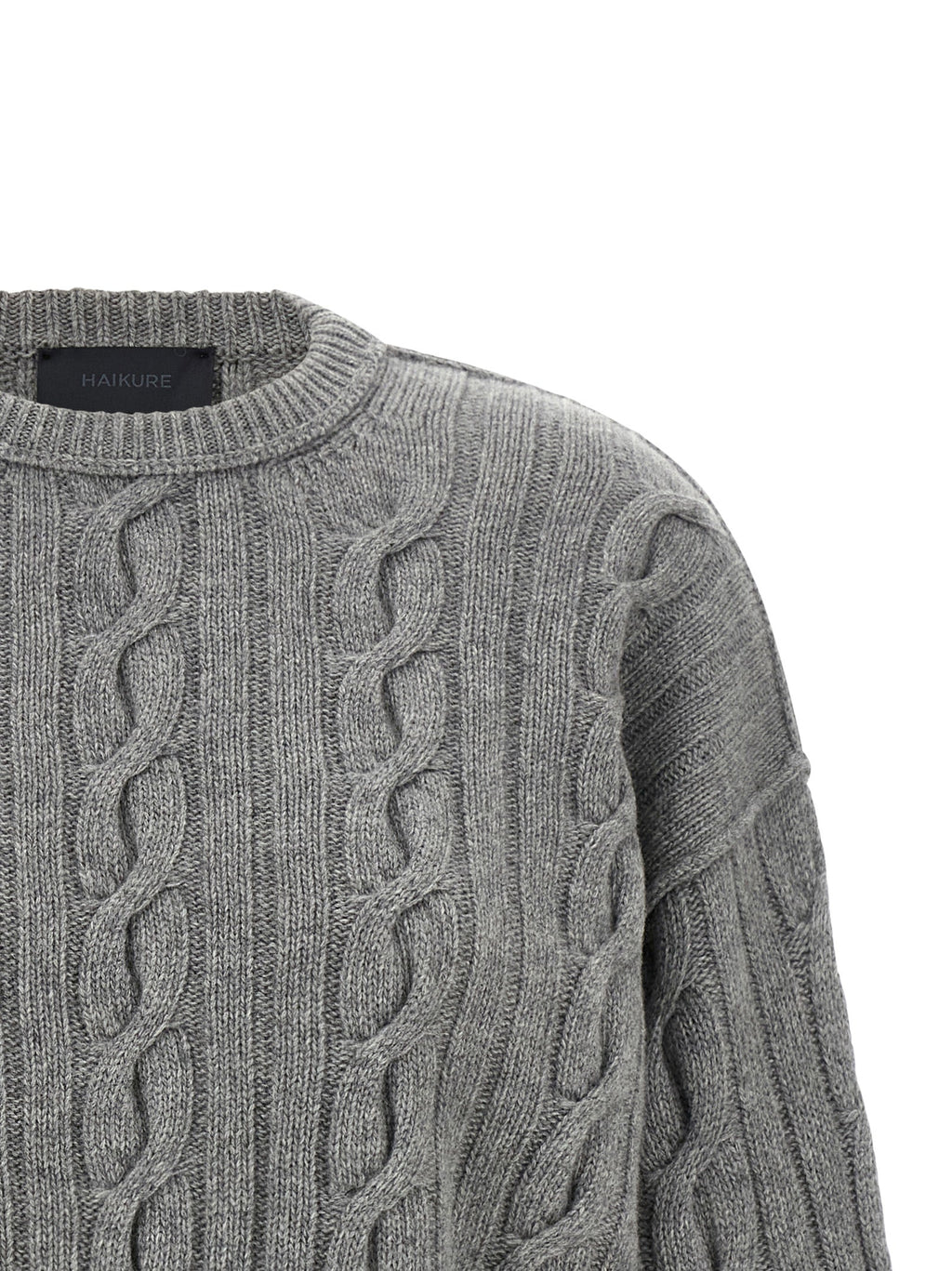 Haikure Gray Cotton Cardigan