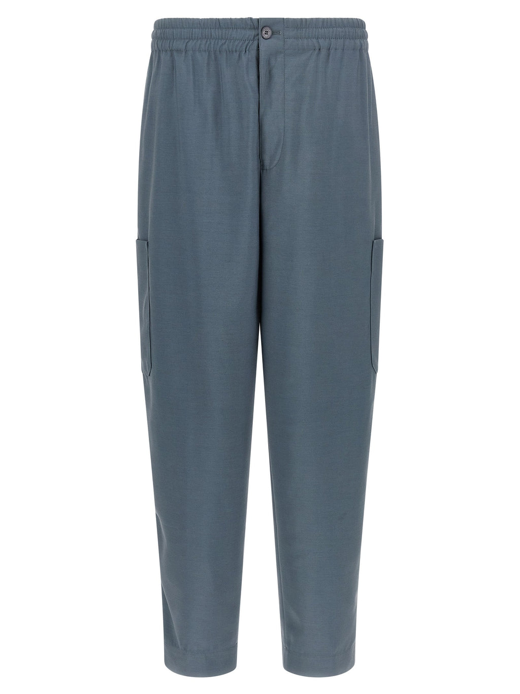 Kenzo Gray Wool Cargo Pants