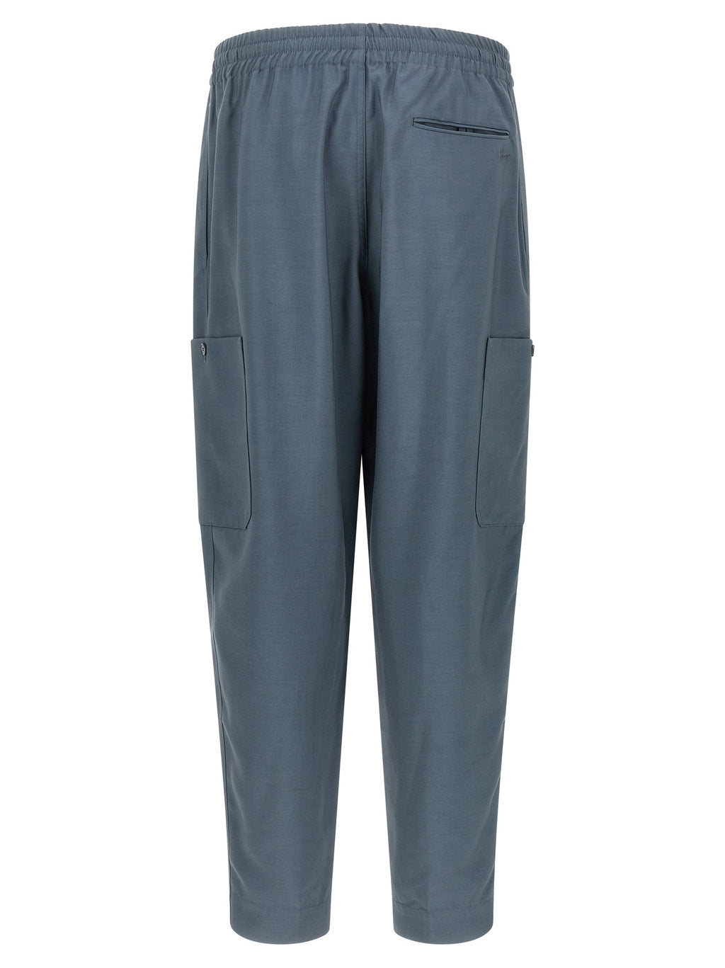 Kenzo Gray Wool Cargo Pants