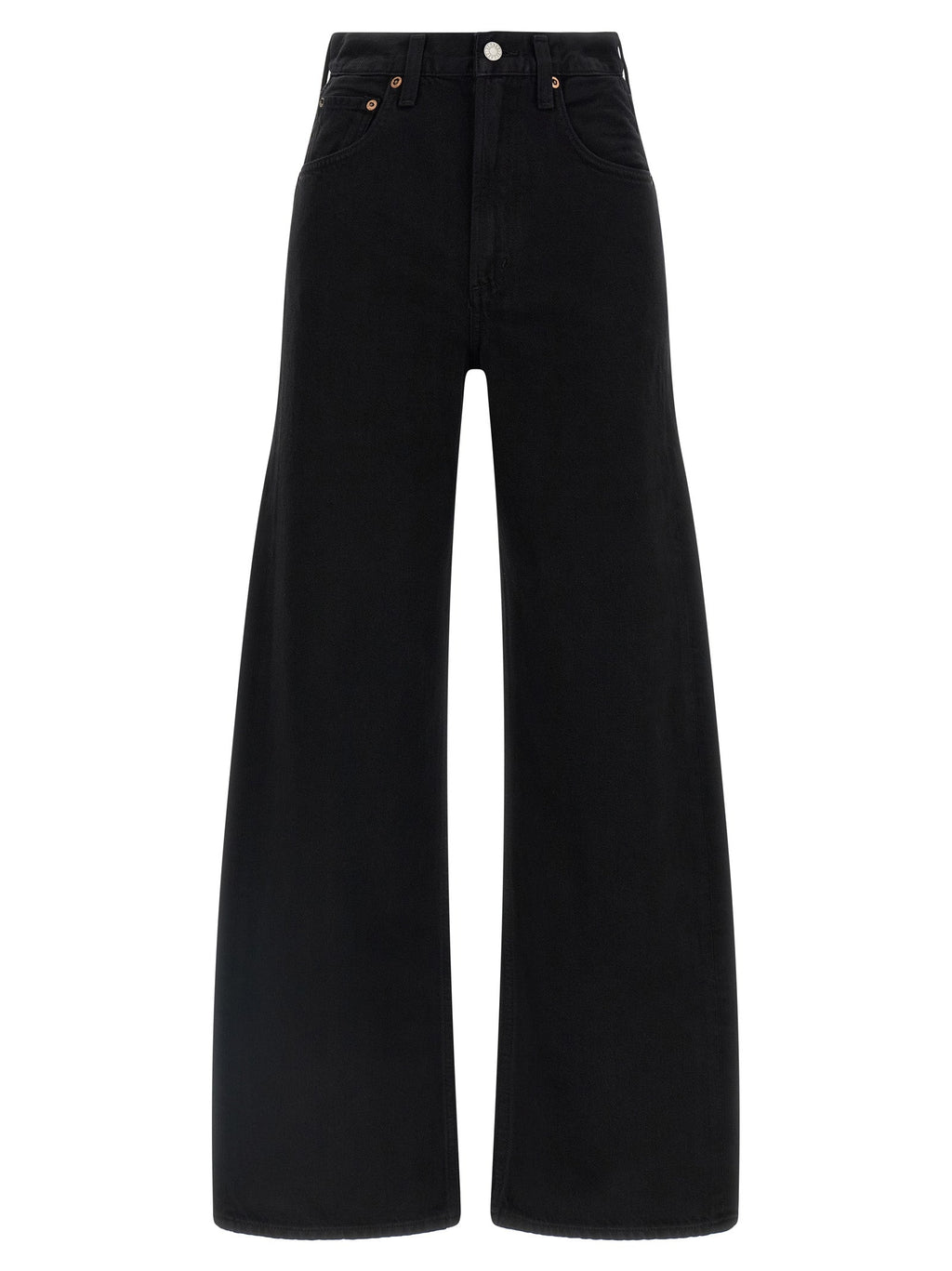 Agolde Black Cotton Jeans Denim