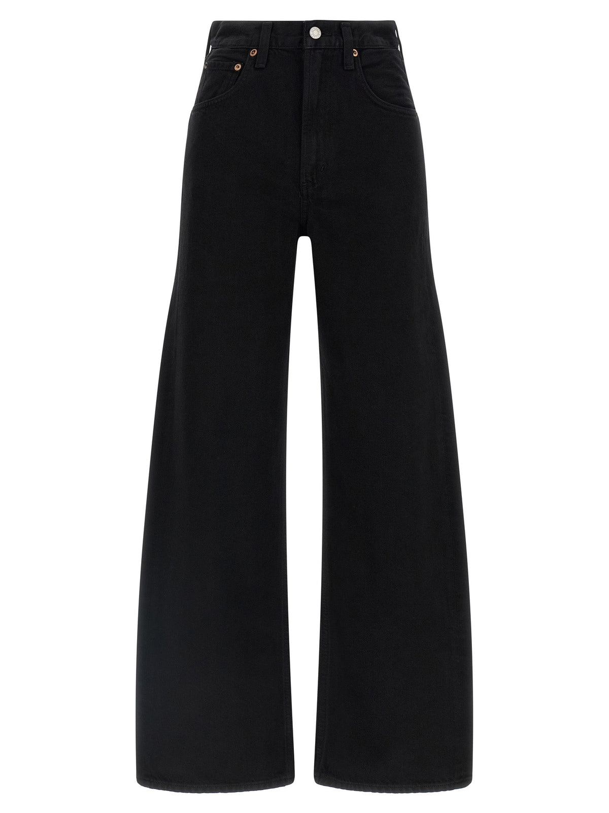 Agolde Black Cotton Jeans Denim