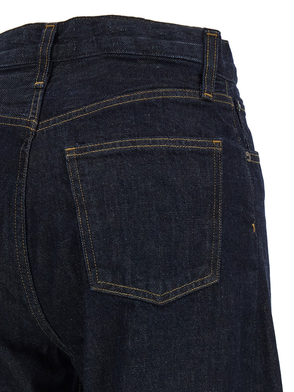 Agolde Blue Cotton High-Waisted Jean